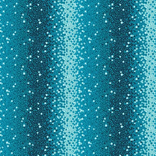 Zooming Chickens Ombre Dot Teal